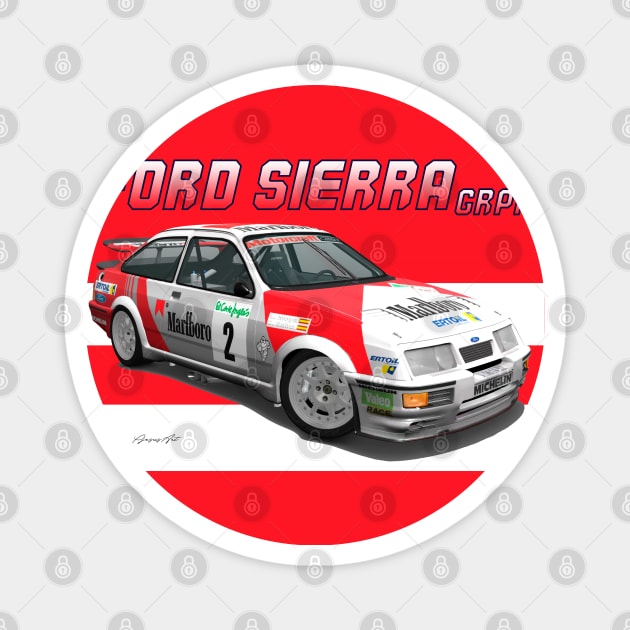 GrA Ford Sierra RS Cosworth Magnet by PjesusArt